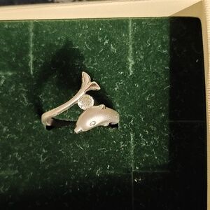 Sterling Silver 💜 Dolphin Ring